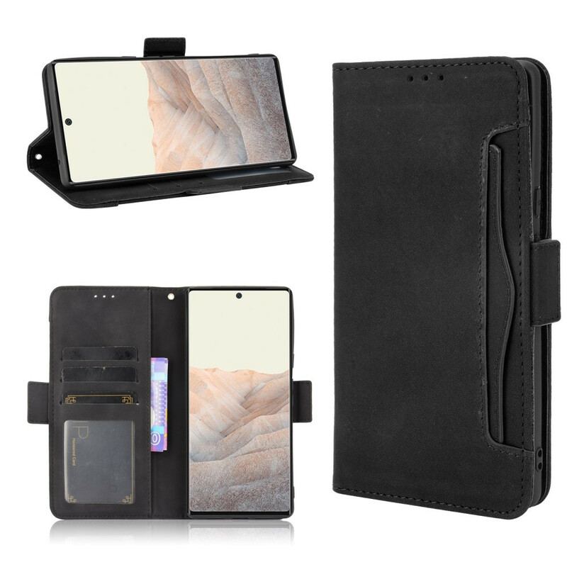 Capa Folio Para Google Pixel 6 Multi-card Premier Class