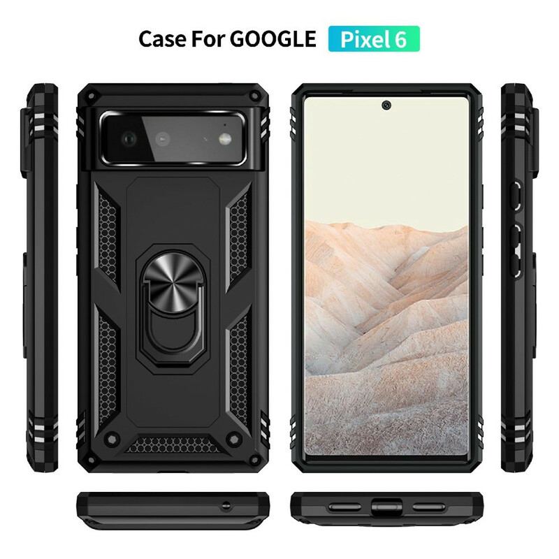 Capa Para Google Pixel 6 Anel Premium