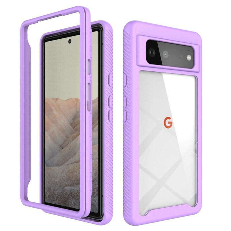 Capa Para Google Pixel 6 Bordas Chanfradas Híbridas