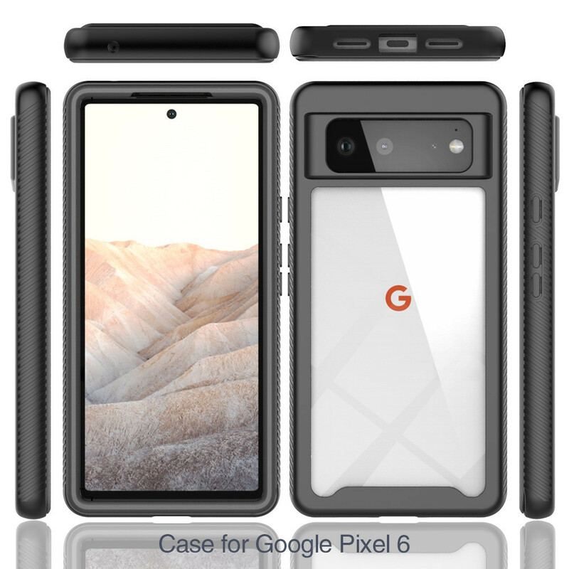 Capa Para Google Pixel 6 Bordas Chanfradas Híbridas