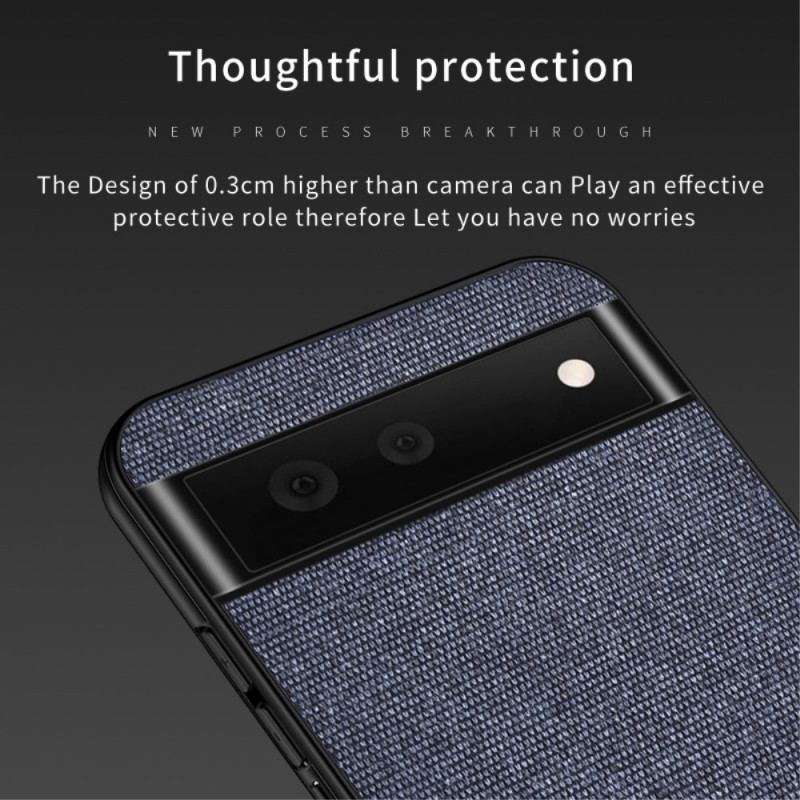 Capa Para Google Pixel 6 Couro Falso De Textura Dupla