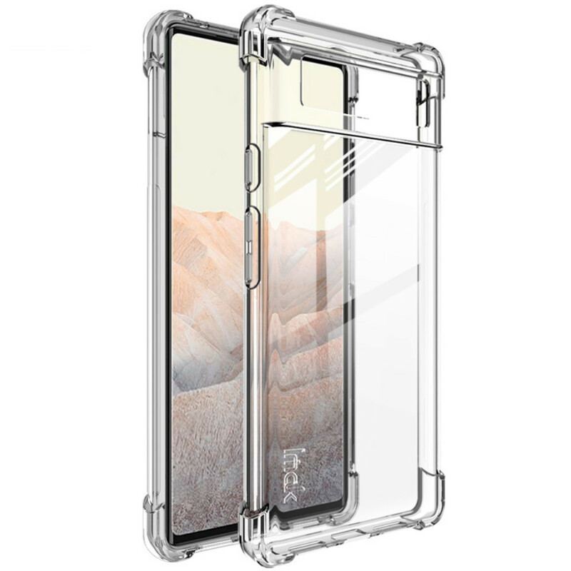 Capa Para Google Pixel 6 Transparente Com Filme De Tela Imak