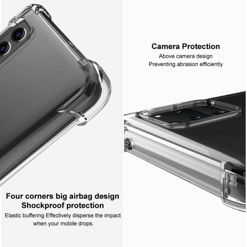 Capa Para Google Pixel 6 Transparente Com Filme De Tela Imak