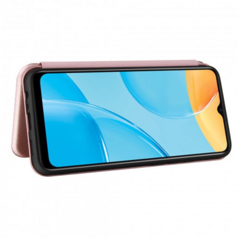 Capa De Celular Para Oppo A15 Flip Silicone De Carbono Colorido