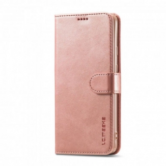 Capa Flip Para Oppo A15 Lc.imeeke Efeito Couro