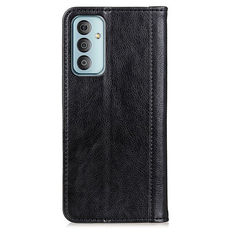 Capa De Celular Para Samsung Galaxy M23 5G Flip Couro Rachado