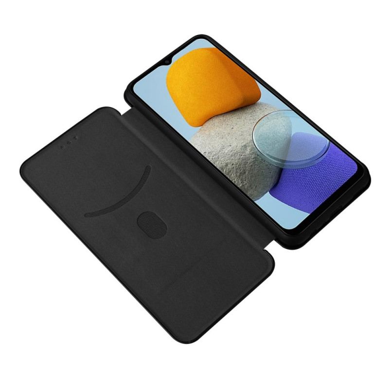 Capa De Celular Para Samsung Galaxy M23 5G Flip Fibra De Carbono