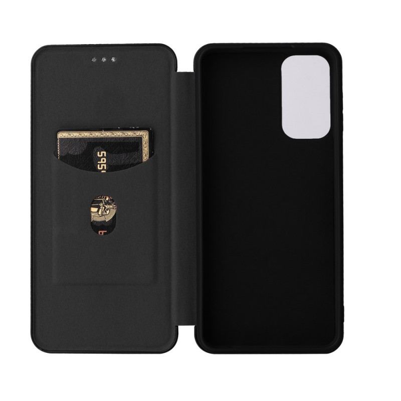 Capa De Celular Para Samsung Galaxy M23 5G Flip Fibra De Carbono