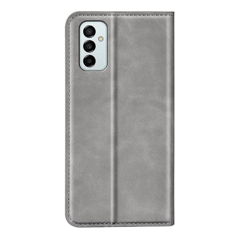 Capa De Celular Para Samsung Galaxy M23 5G Flip Toque De Pele