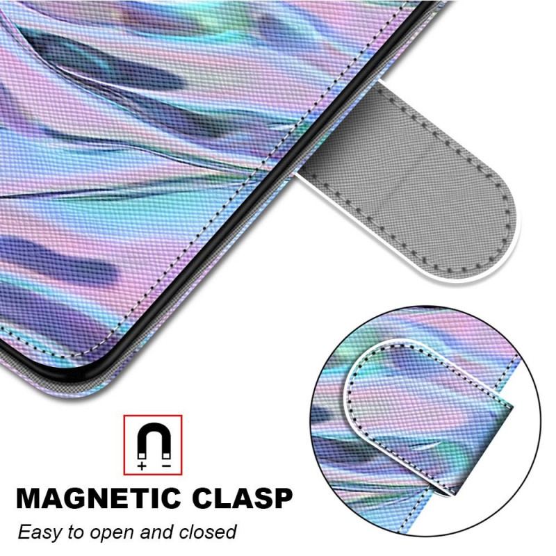 Capa De Couro Para Samsung Galaxy M23 5G Como Tinta