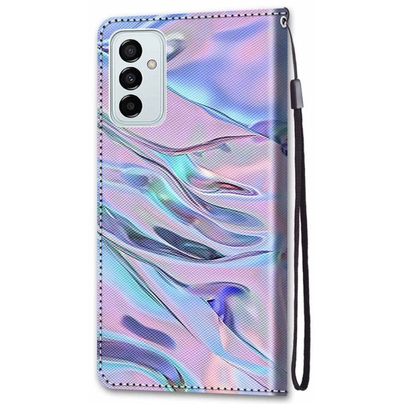 Capa De Couro Para Samsung Galaxy M23 5G Como Tinta