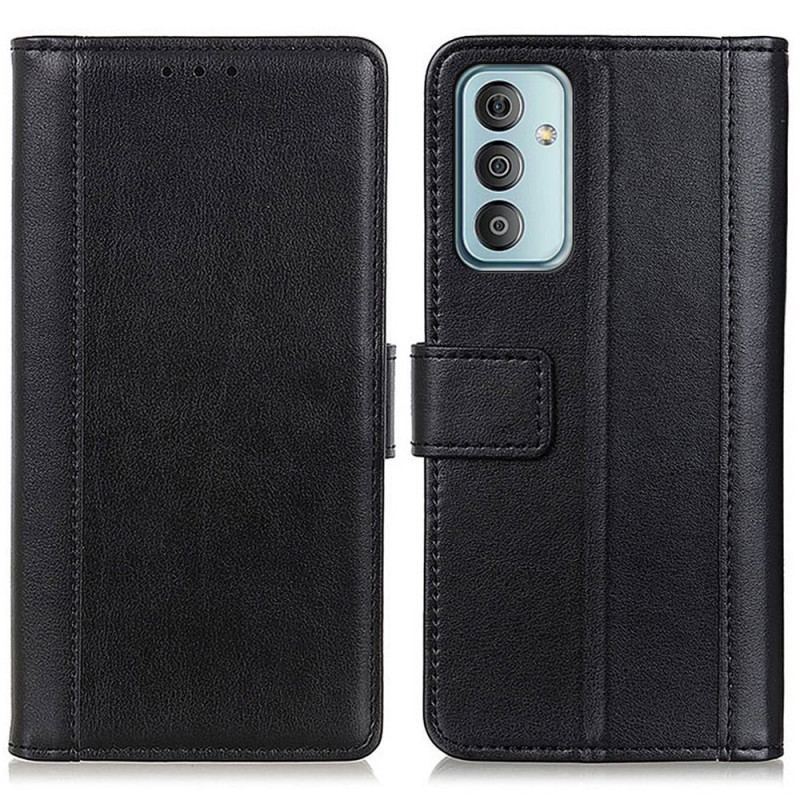 Capa De Couro Para Samsung Galaxy M23 5G Estilo De Couro