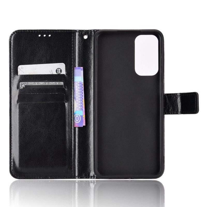 Capa De Couro Para Samsung Galaxy M23 5G Couro Falso Chamativo