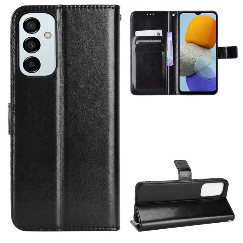 Capa De Couro Para Samsung Galaxy M23 5G Couro Falso Chamativo