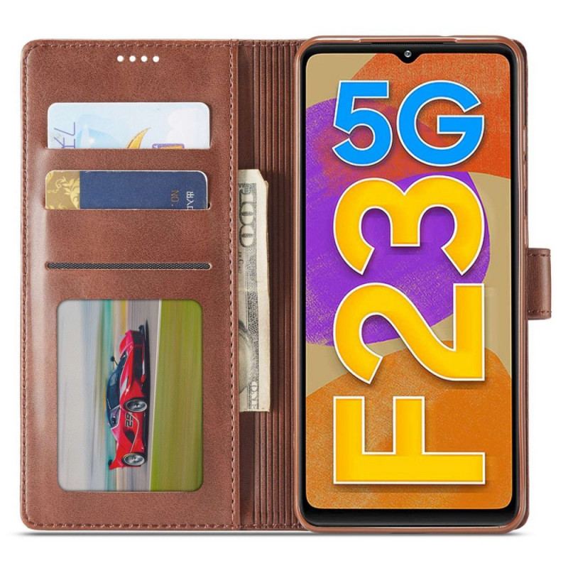 Capa De Couro Para Samsung Galaxy M23 5G Lc.imeeke