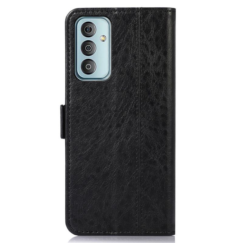 Capa De Couro Para Samsung Galaxy M23 5G À Moda