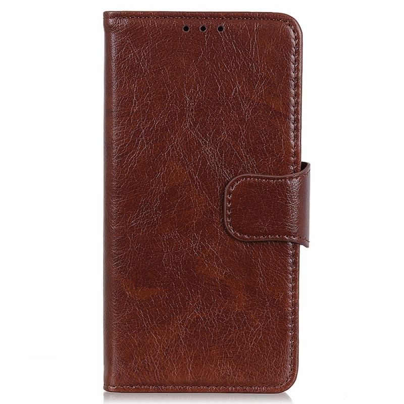 Capa De Couro Para Samsung Galaxy M23 5G Couro Napa Rachado