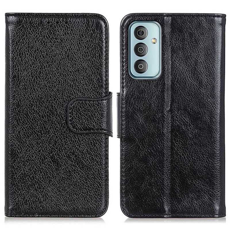 Capa De Couro Para Samsung Galaxy M23 5G Couro Napa Rachado