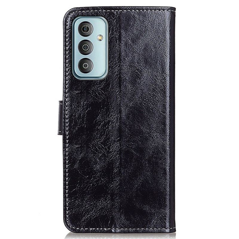 Capa De Couro Para Samsung Galaxy M23 5G Couro Sintético Brilhante