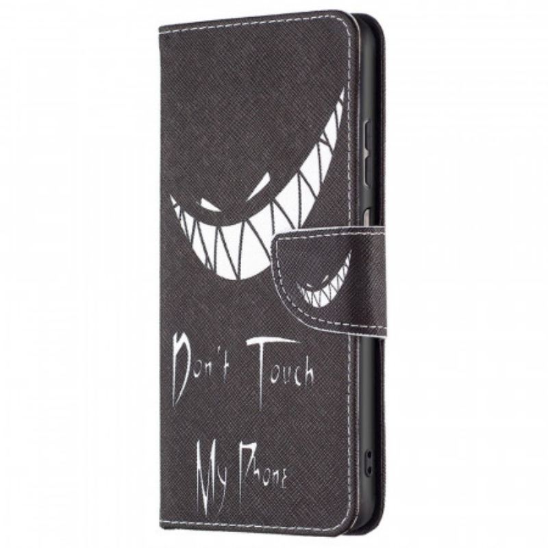 Capa De Couro Para Samsung Galaxy M23 5G Telefone Do Mal