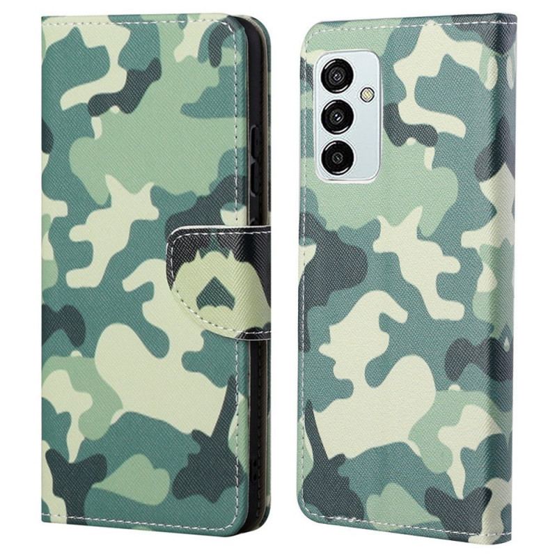 Capa Em Pele Para Samsung Galaxy M23 5G Camuflar