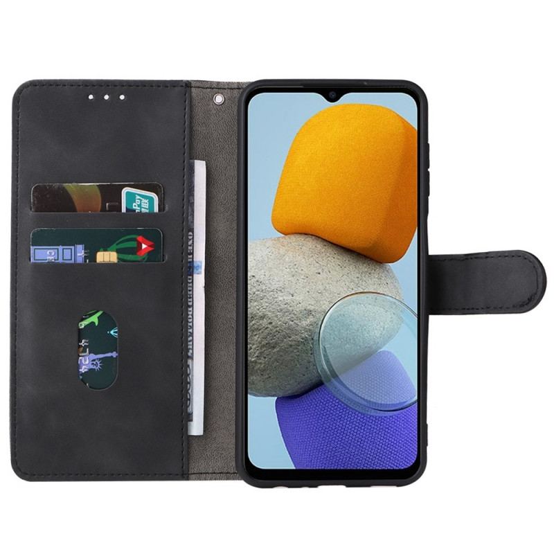 Capa Em Pele Para Samsung Galaxy M23 5G De Cordão Strappy Skin-touch