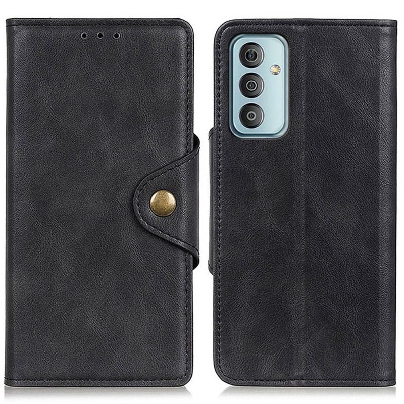 Capa Flip Para Samsung Galaxy M23 5G Botão Magnético