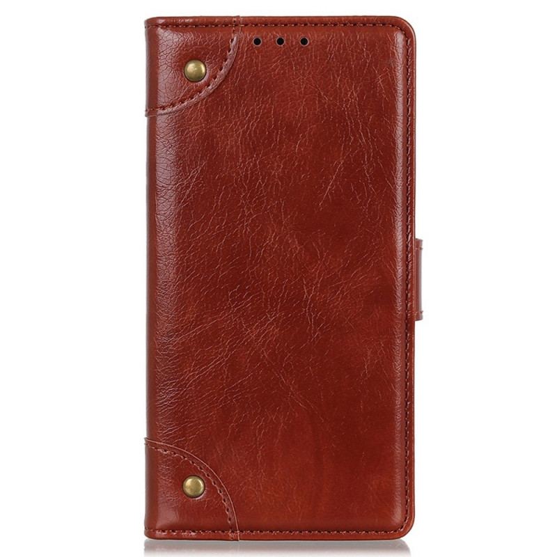 Capa Flip Para Samsung Galaxy M23 5G Couro Napa Vintage