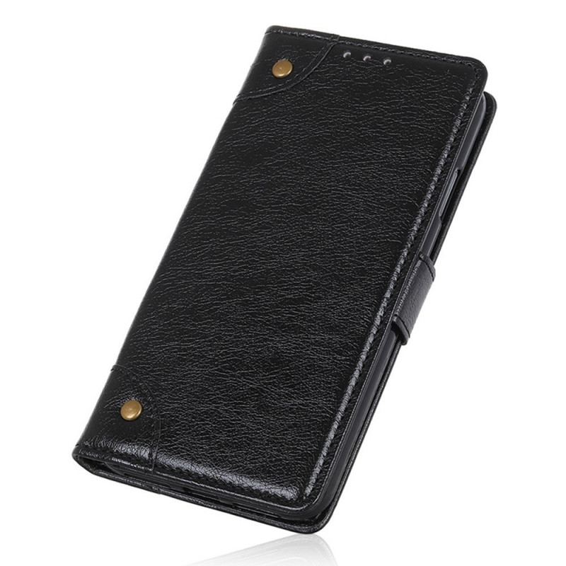 Capa Flip Para Samsung Galaxy M23 5G Couro Napa Vintage