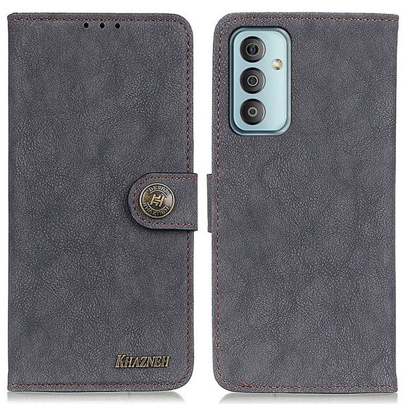 Capa Flip Para Samsung Galaxy M23 5G Couro Rachado Khazneh