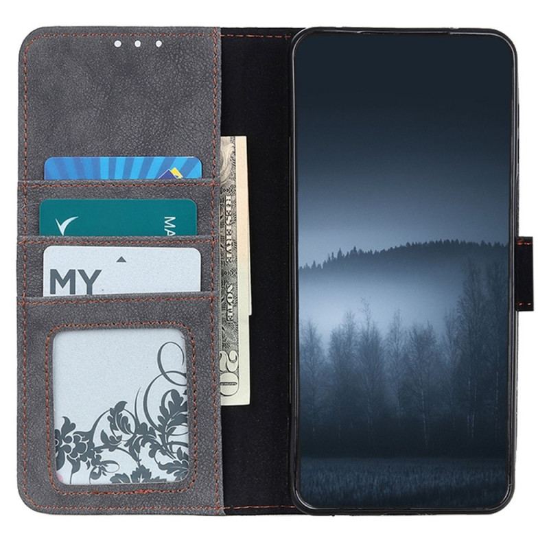 Capa Flip Para Samsung Galaxy M23 5G Couro Rachado Khazneh