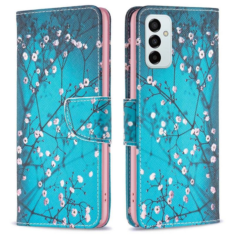 Capa Flip Para Samsung Galaxy M23 5G Decoração Da Árvore