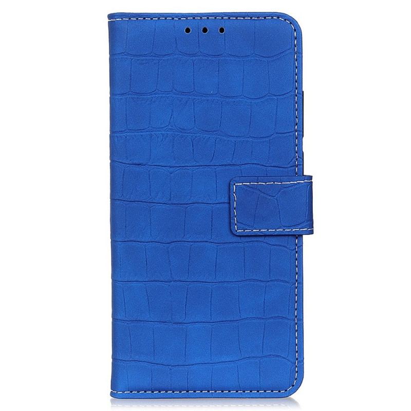 Capa Flip Para Samsung Galaxy M23 5G Estilo De Pele De Crocodilo