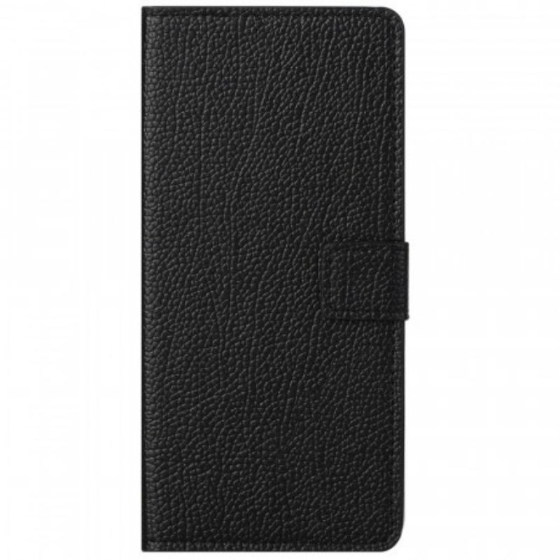 Capa Flip Para Samsung Galaxy M23 5G Lichia Textura De Couro