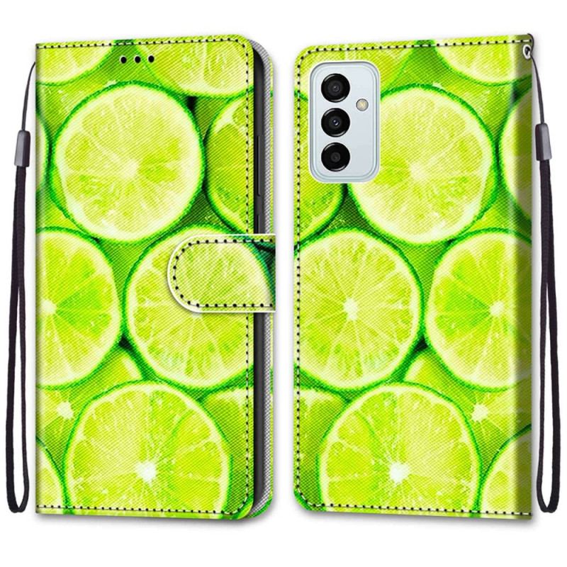 Capa Flip Para Samsung Galaxy M23 5G Limão