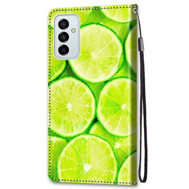 Capa Flip Para Samsung Galaxy M23 5G Limão