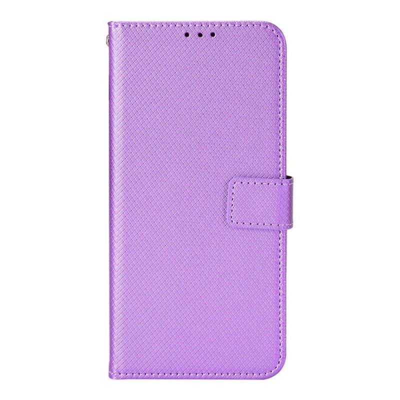 Capa Flip Para Samsung Galaxy M23 5G Padrão Texturizado Com Alça