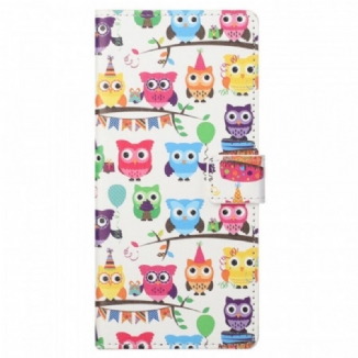 Capa Flip Para Samsung Galaxy M23 5G Tribo Coruja