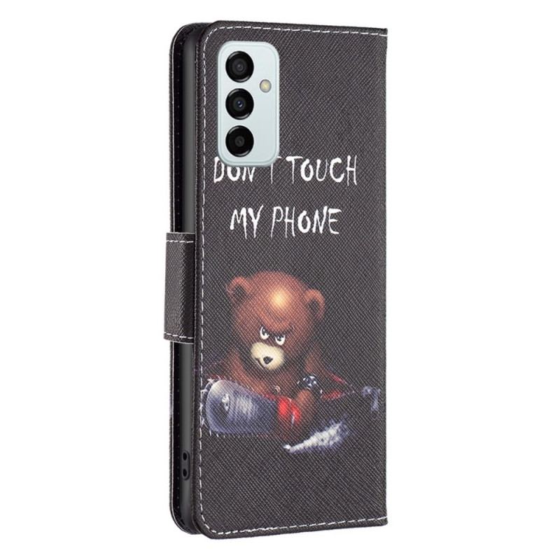 Capa Flip Para Samsung Galaxy M23 5G Urso Perigoso