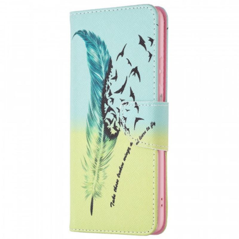 Capa Folio Para Samsung Galaxy M23 5G Aprender A Voar