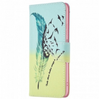 Capa Folio Para Samsung Galaxy M23 5G Aprender A Voar