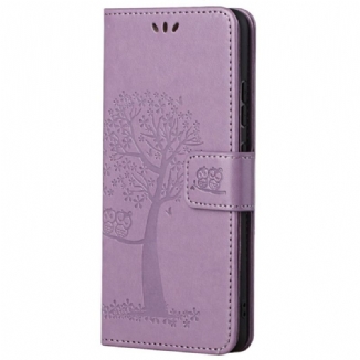 Capa Folio Para Samsung Galaxy M23 5G Árvore Coruja