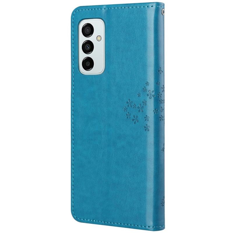 Capa Folio Para Samsung Galaxy M23 5G Árvore Coruja