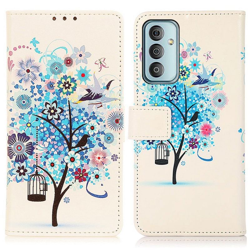 Capa Folio Para Samsung Galaxy M23 5G Árvore Florida