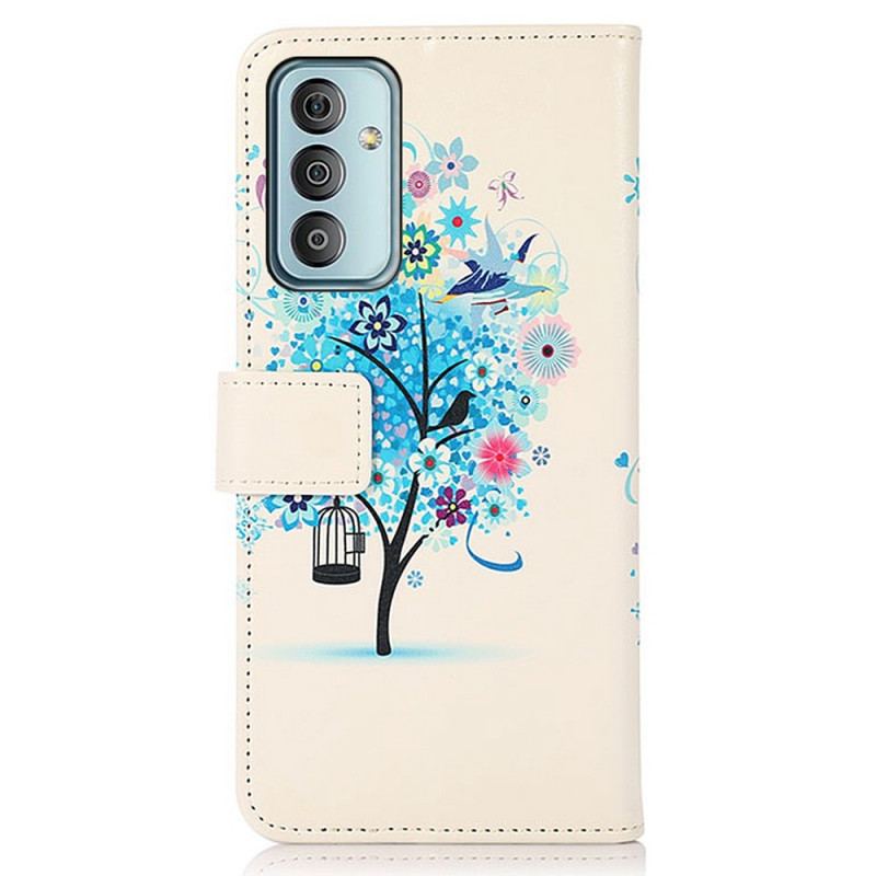 Capa Folio Para Samsung Galaxy M23 5G Árvore Florida