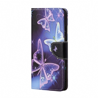 Capa Folio Para Samsung Galaxy M23 5G Borboleta