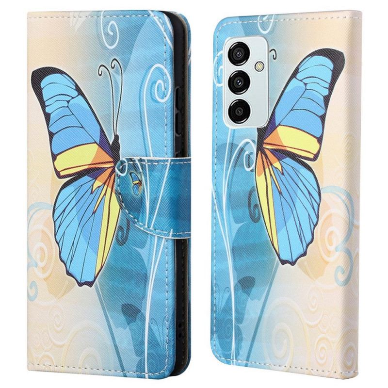 Capa Folio Para Samsung Galaxy M23 5G Borboleta