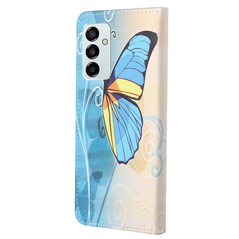 Capa Folio Para Samsung Galaxy M23 5G Borboleta