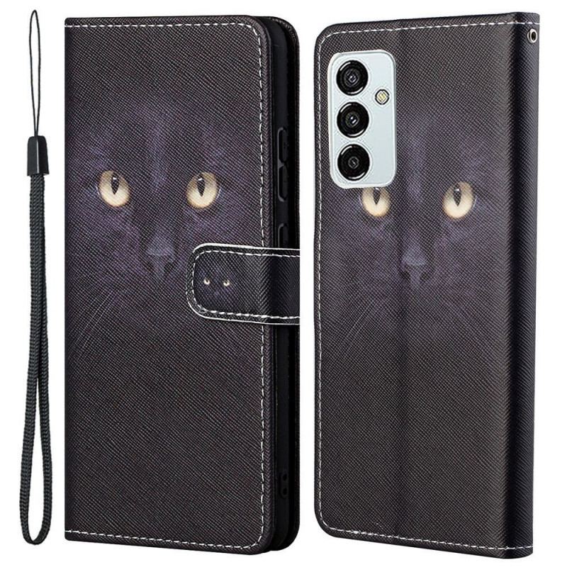 Capa Folio Para Samsung Galaxy M23 5G De Cordão Gato Tanga