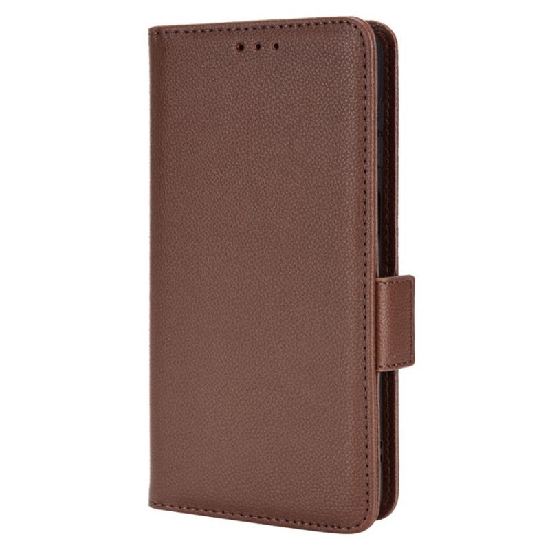 Capa Folio Para Samsung Galaxy M23 5G Estilo Couro Lichia